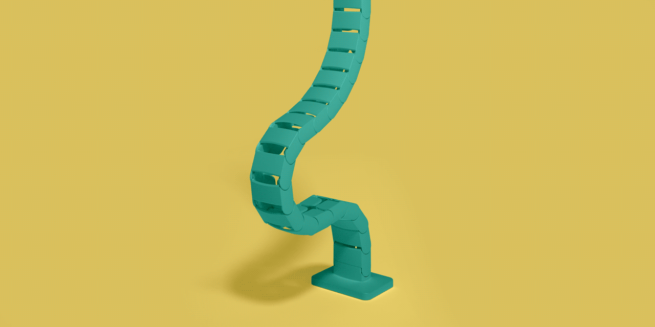 Nieuwe gerecyclede Dataflex-kabelgeleiders