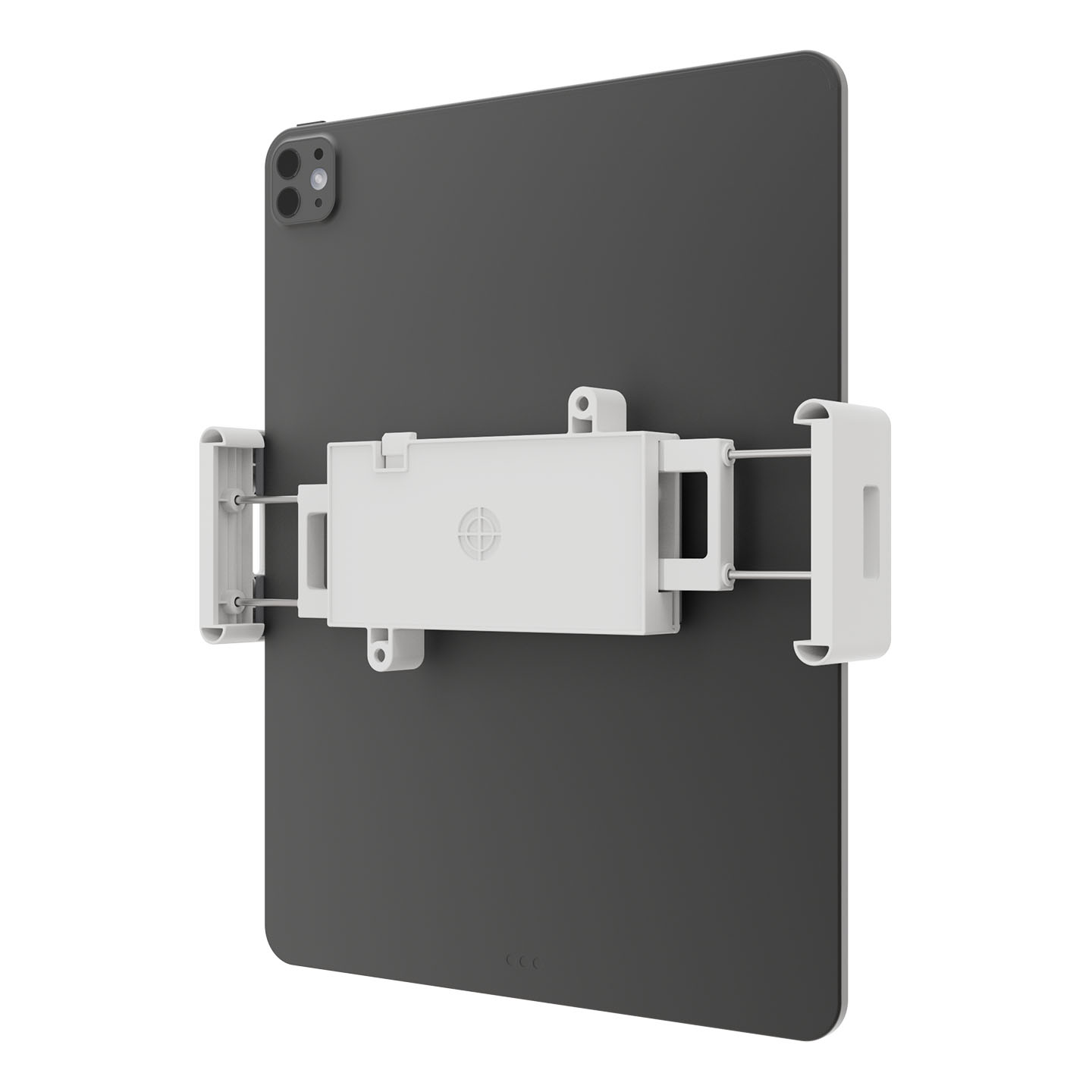 38.050 The Addit universal tablet holder easily integrates your tablet or smartphone into your workspace. Mount it to any VESA-compatible monitor arm or wall bracket and position your device at eye level for hands-free comfort and easy access. Suitable for offices, retail, hospitality and healthcare, it supports devices from 4.7" to 15" and fits VESA 75 x 75 mounts. Combine with a height-adjustable arm for a fully ergonomic and flexible setup.