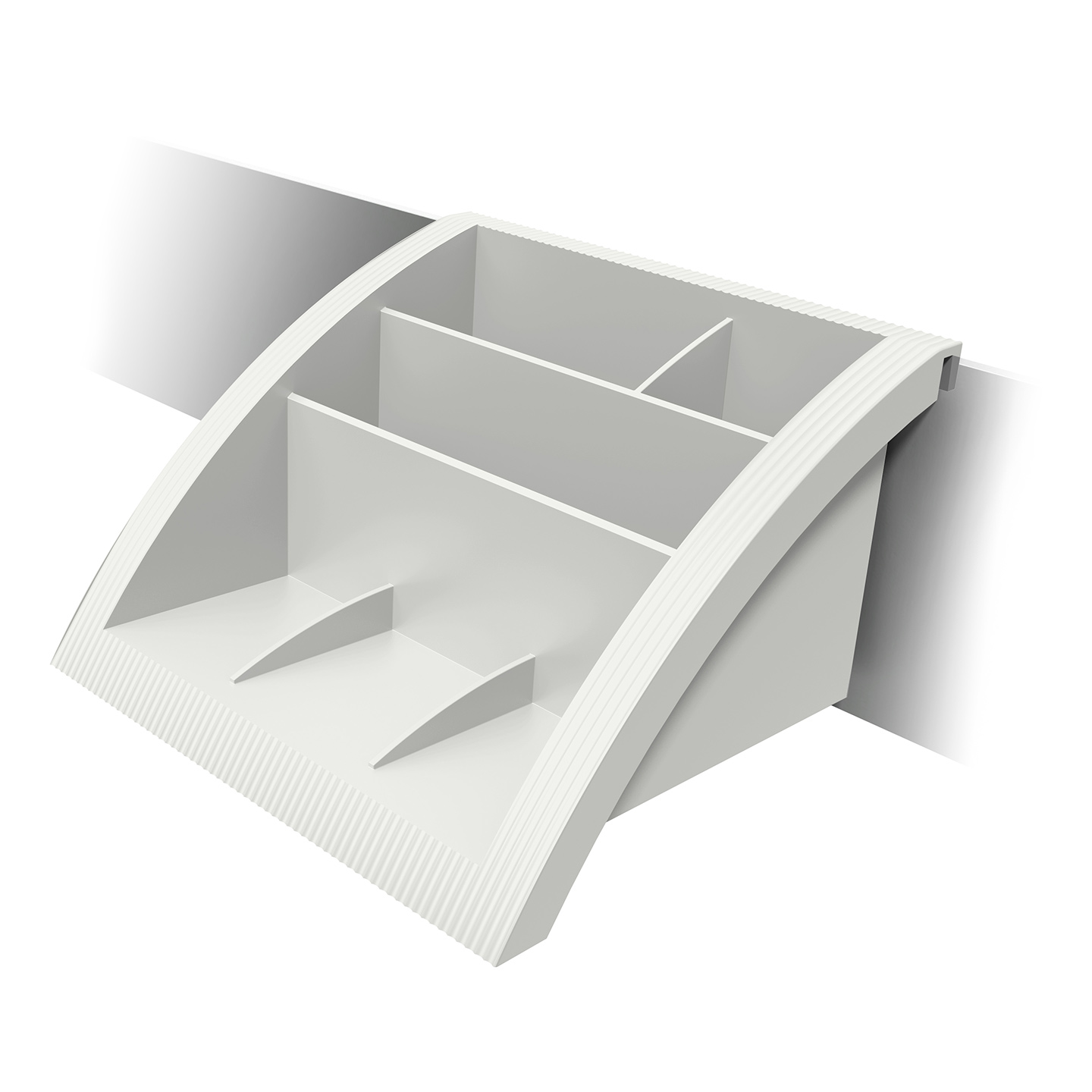 52.170 Great for storing and organising everyday office utensils. The accessory simply hooks onto the toolbar, making it easy to install or remove.