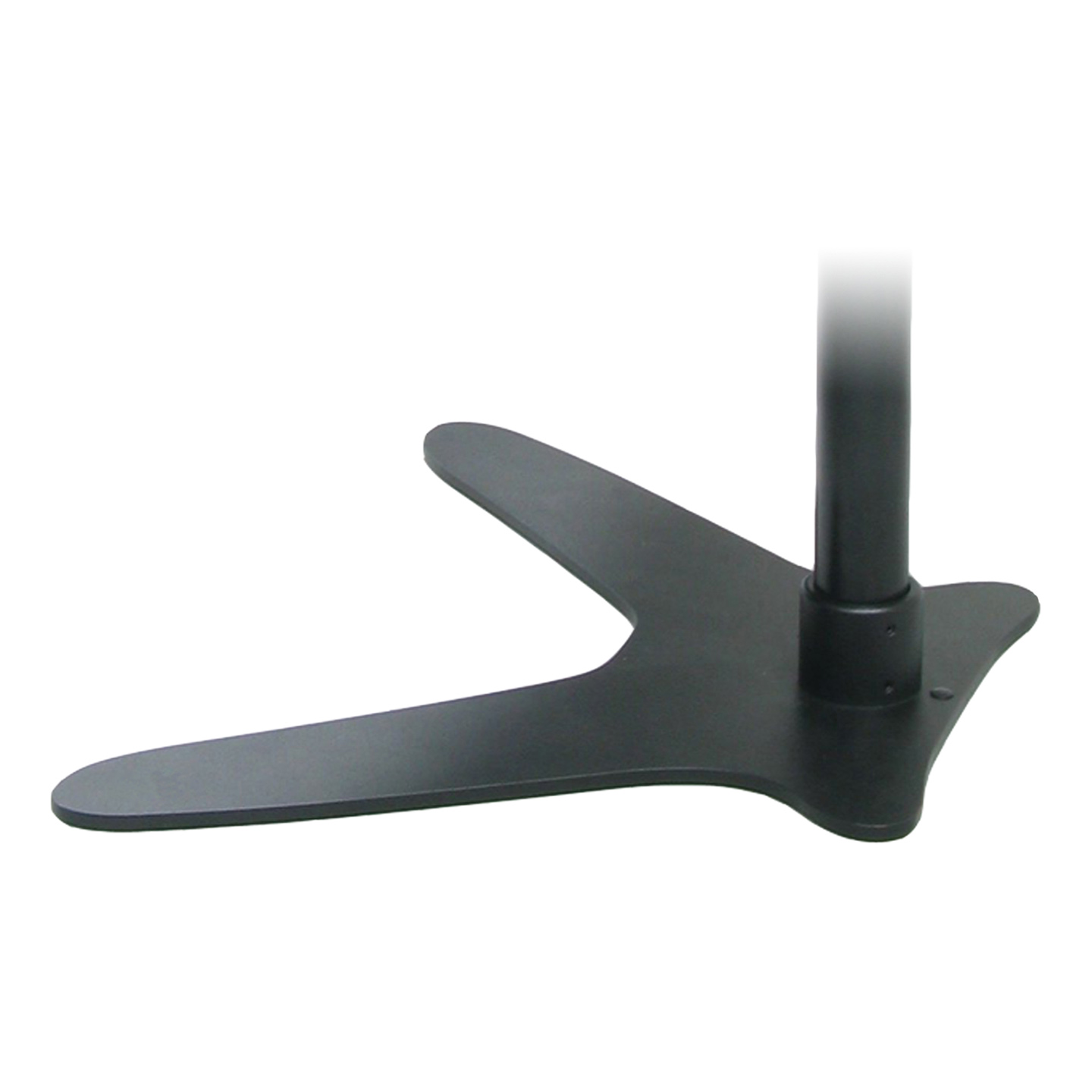 53.903 Made of solid steel and with a distinctive arch design, this desk plate adds weight and stability to Dataflex multi-monitor systems, so they no longer need to be mounted to a desk.